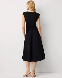 Petite A-line Midi Skirt