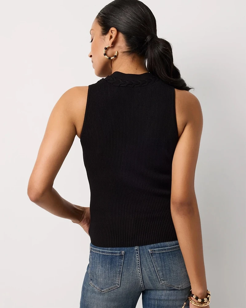 V-neck Knit Tank