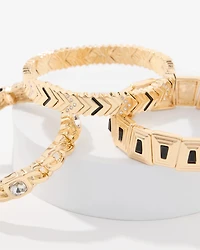 Set of Three Stretch Bracelets