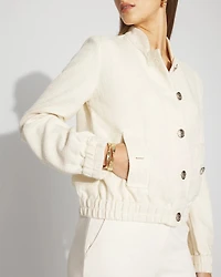 Tweed Bomber Jacket