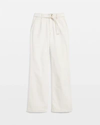 Pret High-Rise Belted Wide Leg Trouser