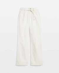 Pret High-Rise Belted Wide Leg Trouser