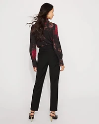 High-Rise Elle Slim Ankle Pant