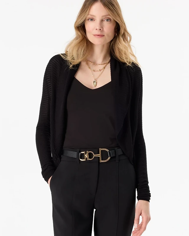 Horsebit Skinny Waist Belt
