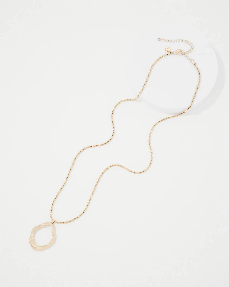 Sculptural Pendant Necklace