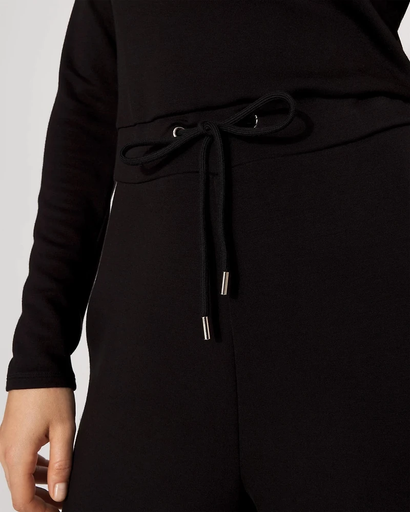 Off-The-Shoulder Fold-Over Jumpsuit