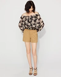 Faux Suede Short