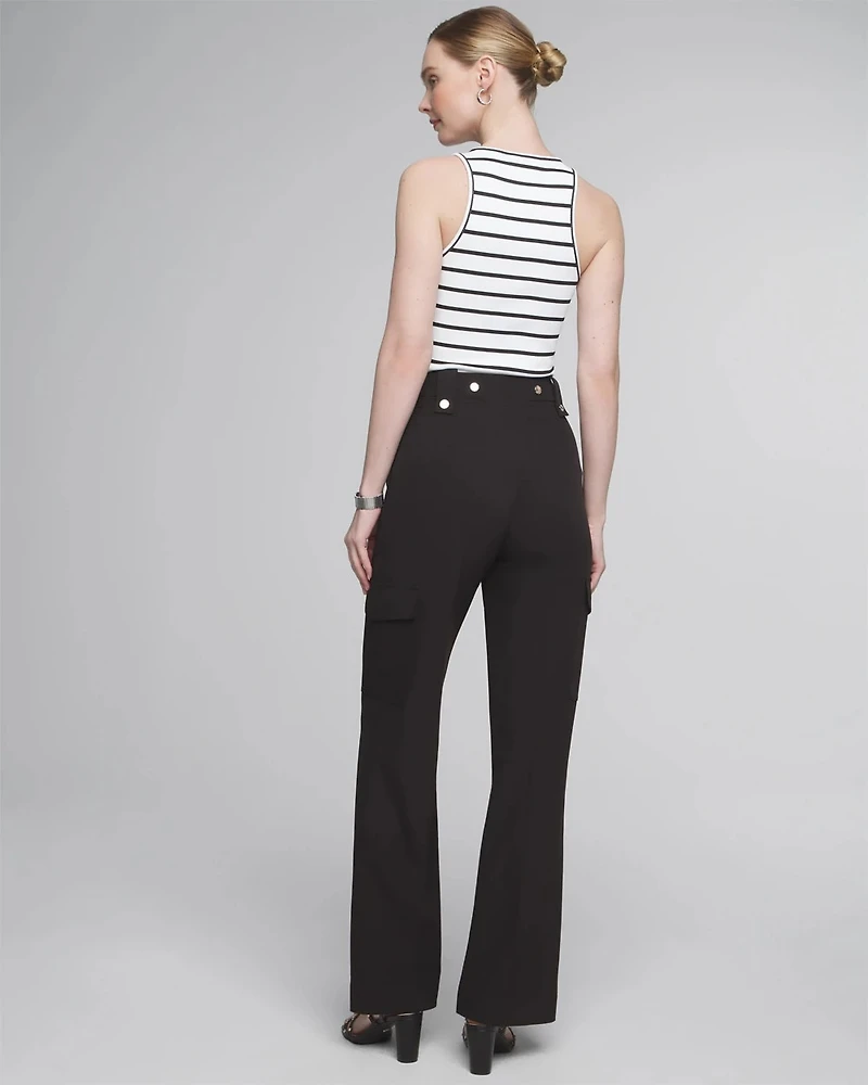 Petite Utility Wide Leg Pants