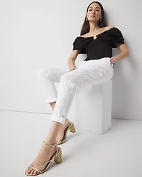 Mid-Rise Pret-A-Pedi Straight Cropped Pants