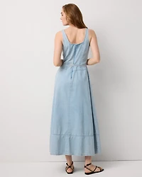 Featherweight Denim Maxi Dress