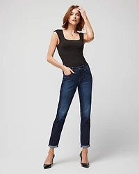 Curvy Mid-Rise Everyday Soft Girlfriend Jeans