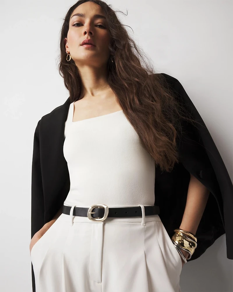 Sculptural Buckle Belt