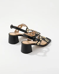 Leather Heeled Sandal