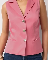 Petite Single-Breasted Vest