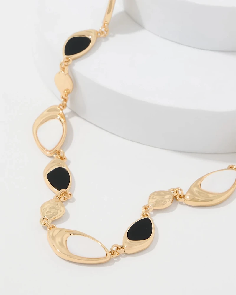 Mother of Pearl Collar Necklace