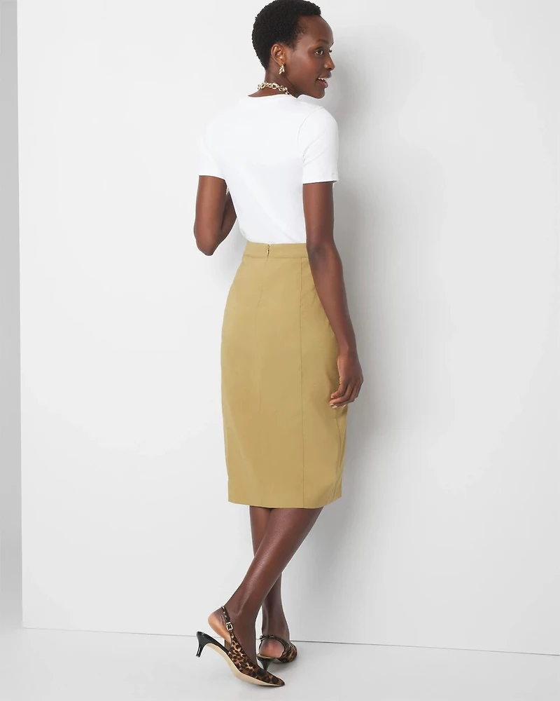 Utility Button Skirt