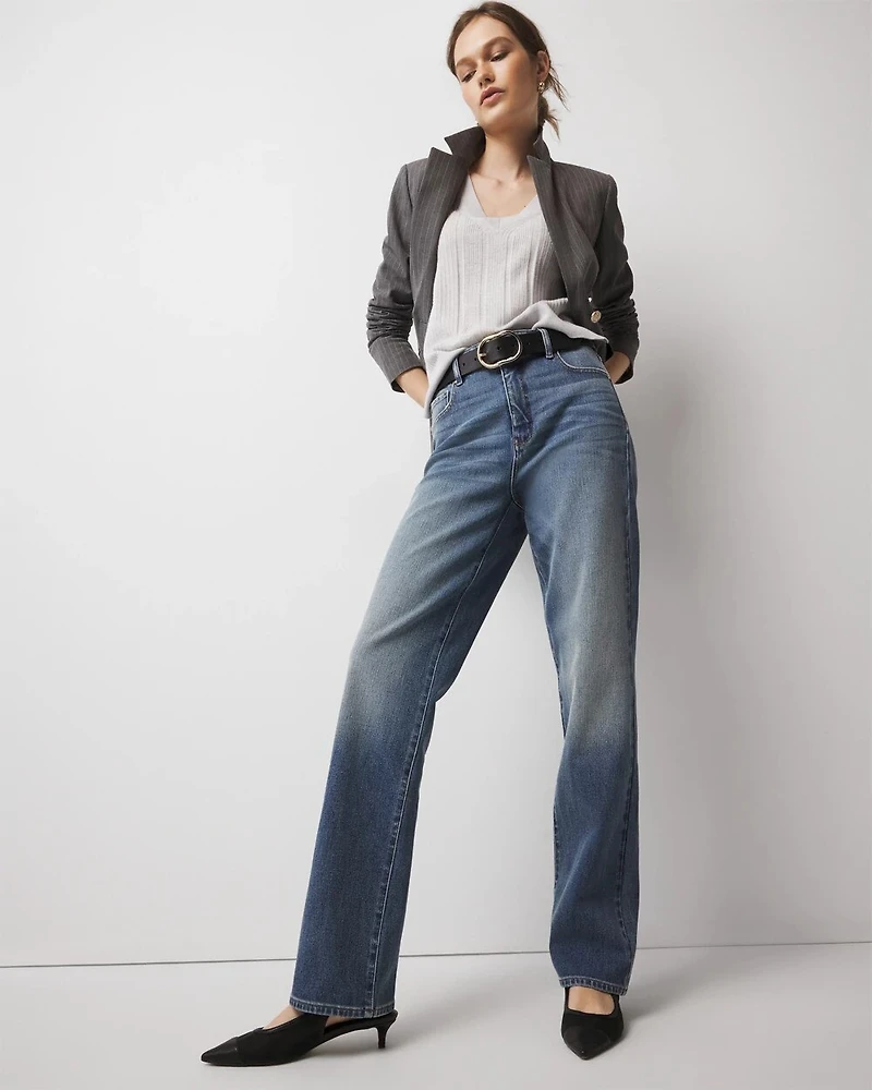 Extra High-Rise Relaxed Straight Jeans