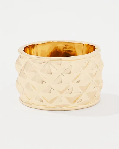 Gold Quilted Cuff