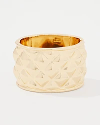 Gold Quilted Cuff