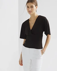 Matte Jersey Kimono Top