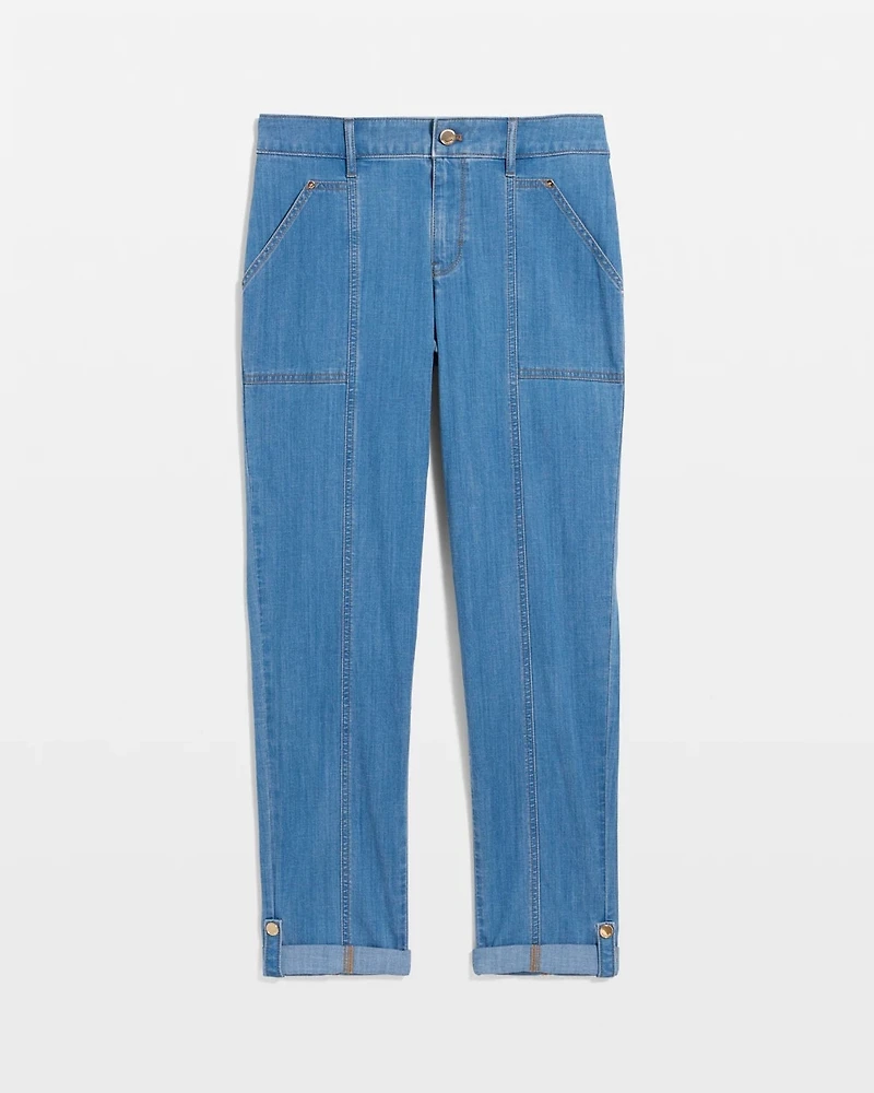 Pret Mid-Rise Straight Cropped Utility Pant