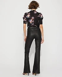 Coated Flare Jean