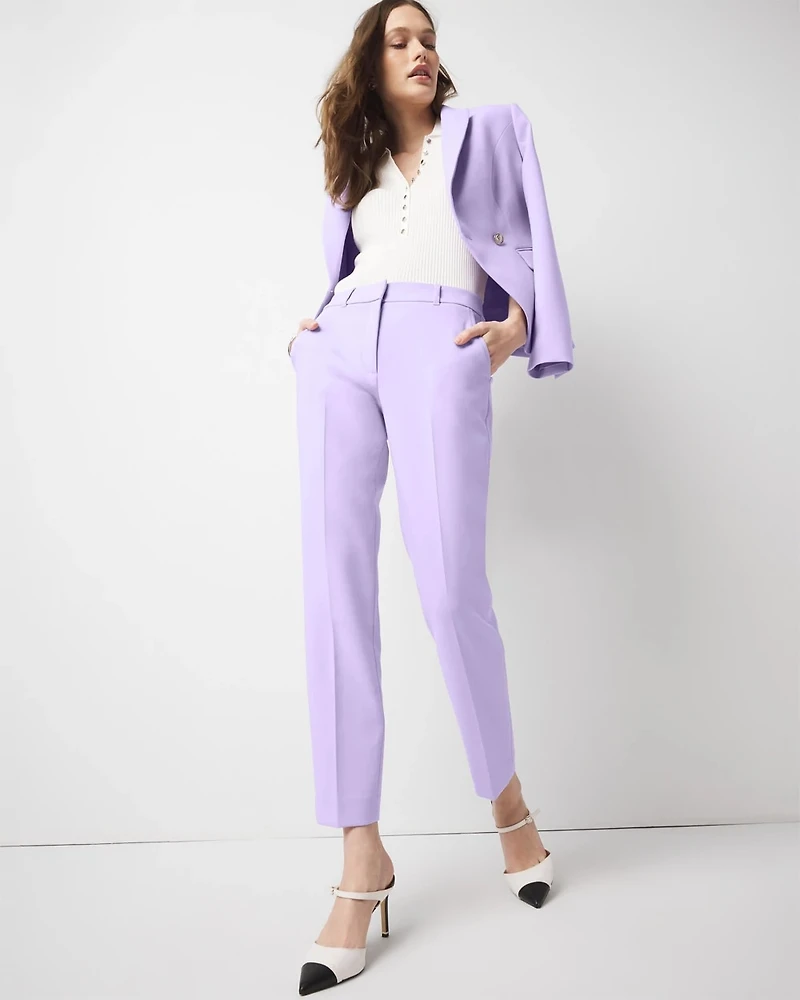 WHBM® Elle Slim Ankle Luxe Double Weave Pants