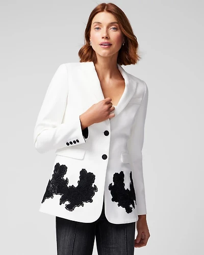 Fashion Blazer With Lace