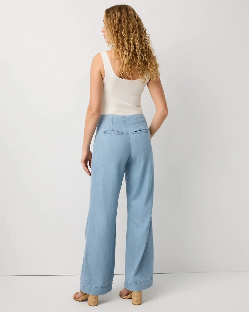 Wide Leg Featherweight Trouser Jean