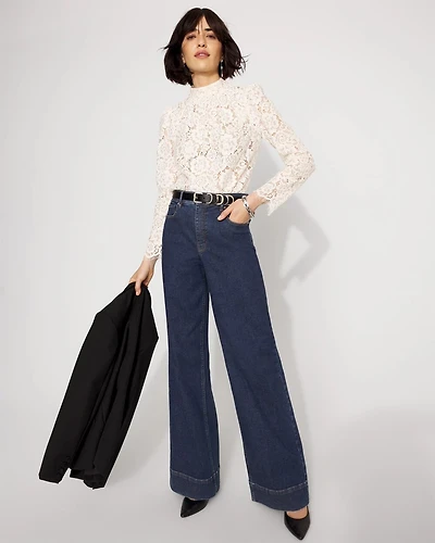 Extra High-Rise Wide-Leg Trouser Jean