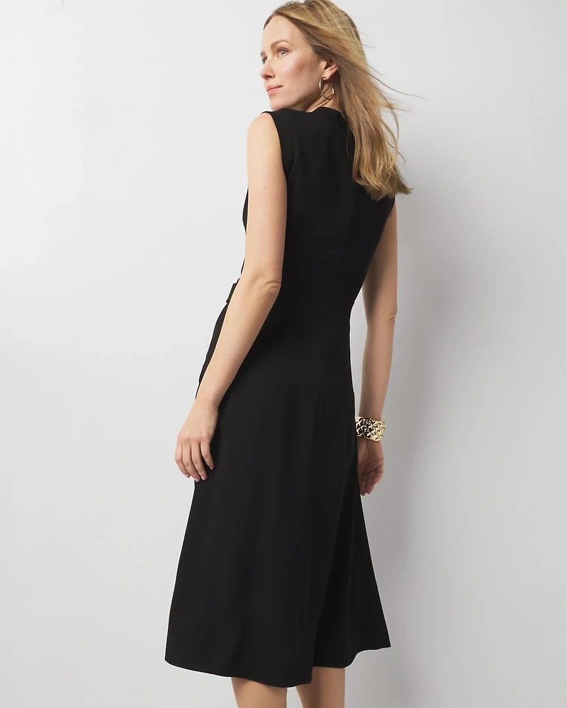 Crisscross Utility Midi Dress