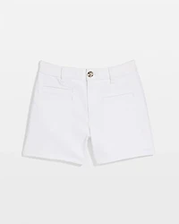 High Rise Denim Short