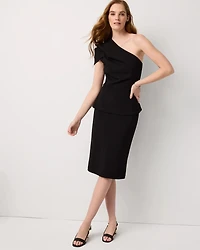 Sculpted One-Shoulder Top