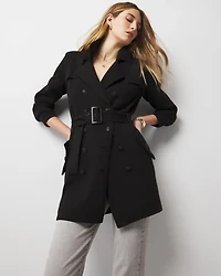 Sweater Trench Coat