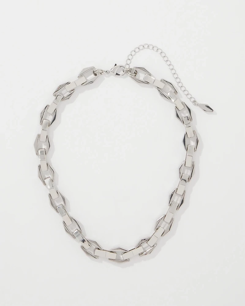 Geometric Links Necklace
