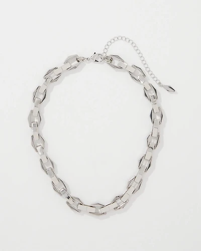 Geometric Links Necklace
