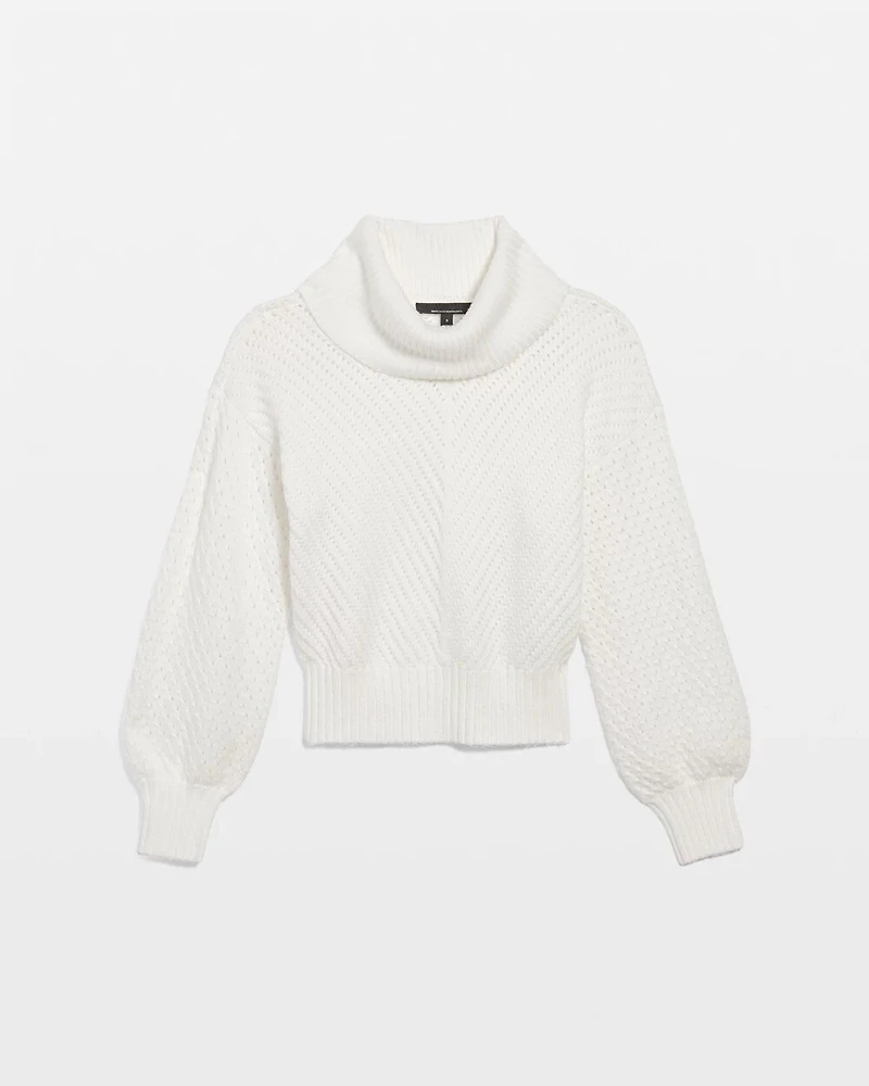Dolman Sleeve Turtleneck Sweater