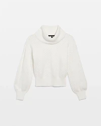 Dolman Sleeve Turtleneck Sweater
