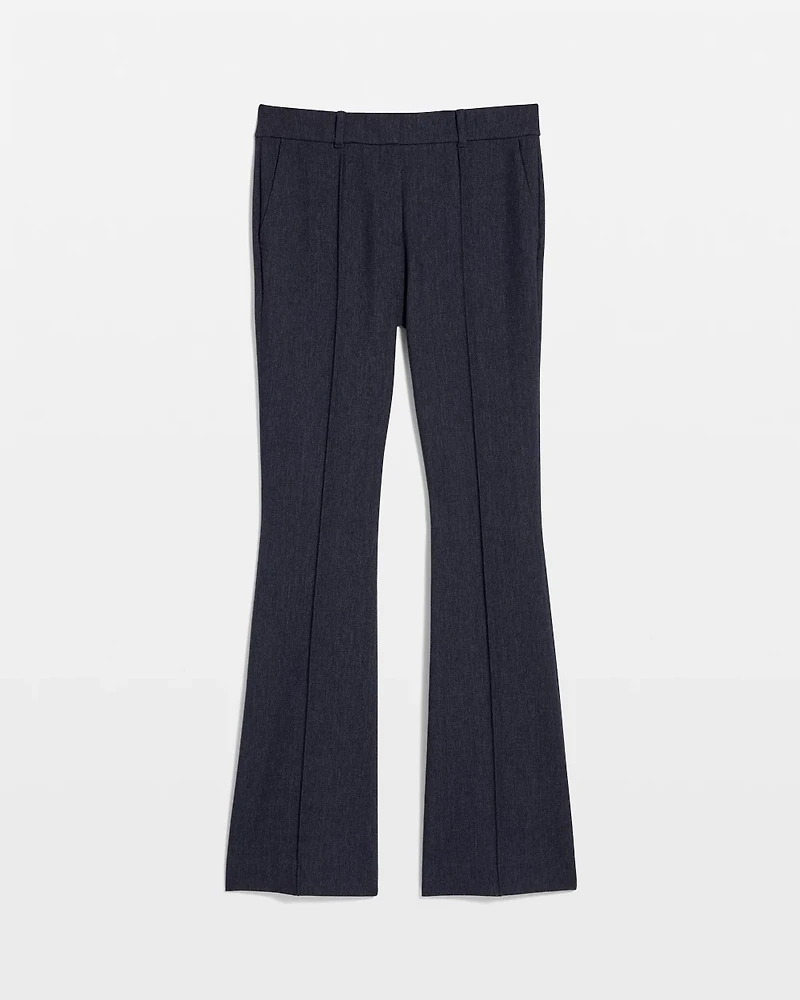 High Rise Denim-Look Piper Flare