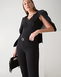 High-Rise Black Skinny Jeans
