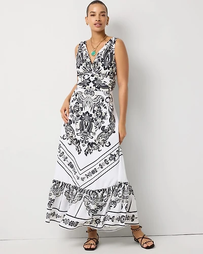 Tie-Back Maxi Dress