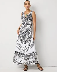 Tie-Back Maxi Dress