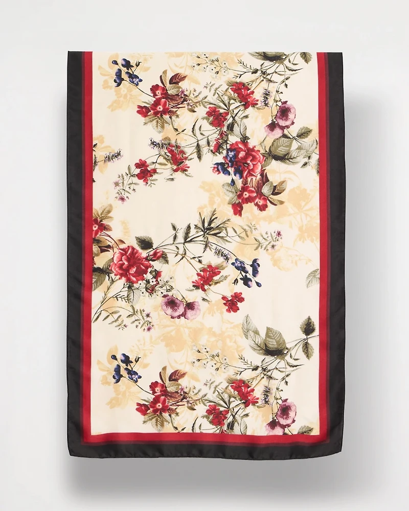 Floral Oblong Scarf