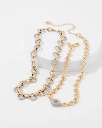 Links + Rings Convertible Necklace