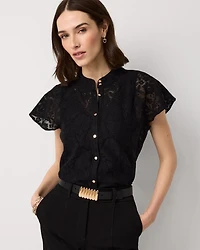 Knit Lace Shirt