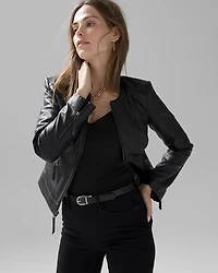 Fitted Leather Jacket