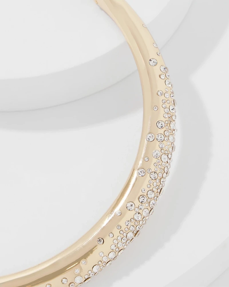 Dusted Pavé Collar Necklace