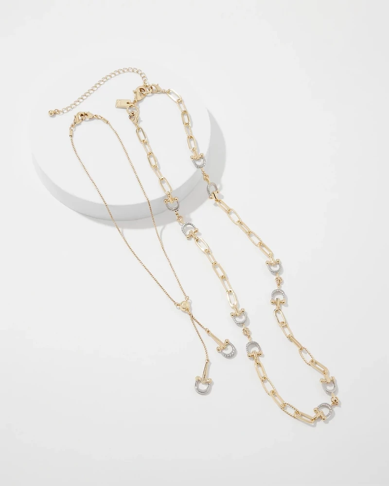 Horsebit Convertible Necklace