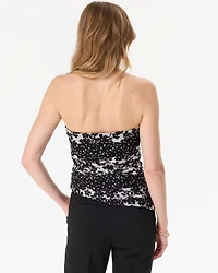 Draped Chiffon Bustier