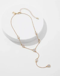 Dyed Jade Y-Necklace